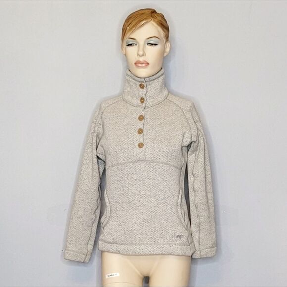 Sherpa women' grey pullover sweater - Picture 1 of 6